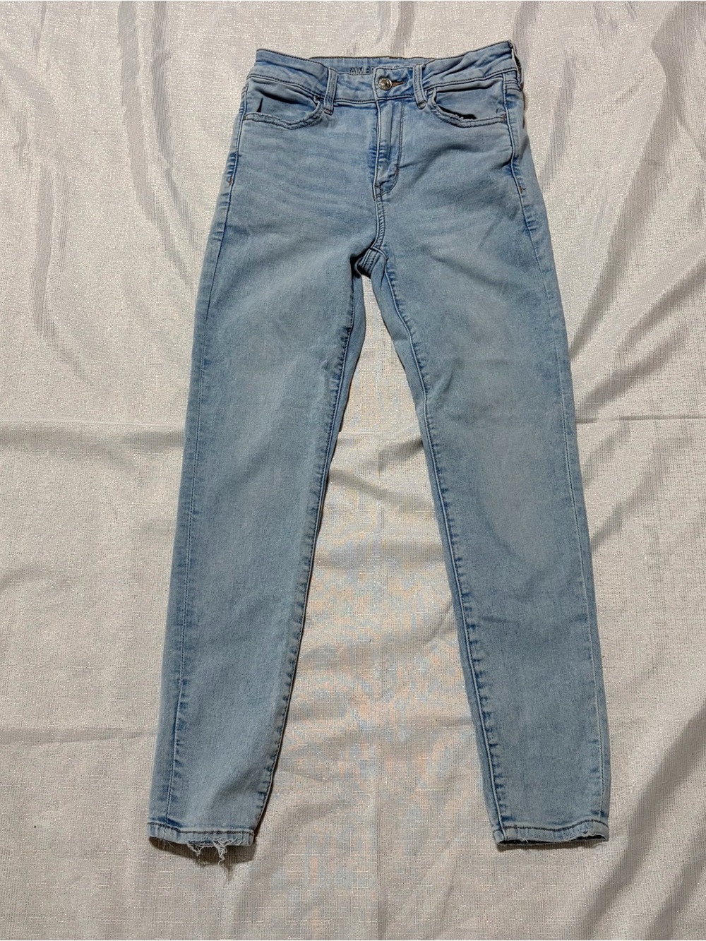 American Eagle Outfitters Light Blue Skinny high rise Jeggings size 6s